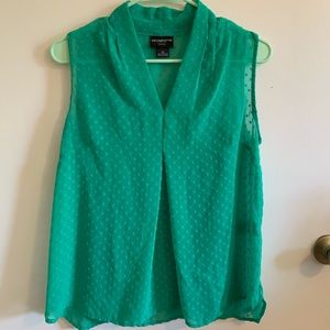 Green sleeveless top